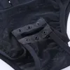 Colysmo svart mesh bodysuit kvinnor sommar spaghetti band single-breasted korsett stil sexiga bodysuits se igenom topp 210527