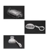30 ml Hand Sanitizer Bottle With Key Ring Hook Clear Transparent Plastic Refillable Containers Travel Bottlesa167783273
