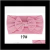 Born Baby Headbands Turban Hair Bow Headband For Girls Headwrap Textured Nylon Elastic Kids Diy Hair Accessories