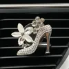 Внутренние украшения Bling Car Accessories Girls Dold High Heel Air Освежатель Auto Outlet Perflet Clip Clip Diffuser Элегантный дек260N