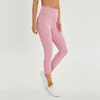 NWT Kvinnor Sport Capris Yoga Hög elastisk midja Solid Skinny Stretch Capris Leggings Storlek XXS-XL 210929