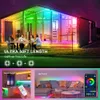 Dream Color TV Strip Light 40Key Bluetooth Smart App Control Sync met Muziek RGB LED Background Tape Lamp voor Home Party