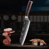 Высокое качество Chef LNIFE 8 Профессиональная японская кухня из нержавеющей стали Chef LNIFE с имитацией рисунка EAMASCUS острой нарезки G352Z