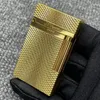 ST Encendedor Regalo de sonido brillante con adaptador accesorios de lujo de lujo Patrón de plata de oro para el regalo de novio 111912