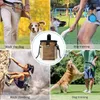 Housses de siège de voiture pour chien sac de transport pour animaux de compagnie en plein air pochette d'entraînement à la taille avec sangle réglable bol sacs de rangement étanches