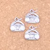 80pcs Antique Silver Bronze Plated radio retro boombox Charms Pendant DIY Necklace Bracelet Bangle Findings 14*15mm