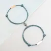 Gliederkette Ly 1 Paar Magnetisches Paar-Armband Runde Kugelform Gegensätze Anziehendes Haarband Handgelenkschmuck Geschenk für Liebhaber Kent22