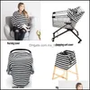 Mti-Use Stretchy Baby Nursing Breastfeeding Privacy Er Scarf Blanket Stripe Infinity Car Seat Drop Delivery 2021 Other Feeding Baby Kids