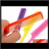 100pcs/lot hair Brushes Poinded Tail Comb Nicety Type Clip Design Salon Tools Hairdresser Keratin Treatment Styling ELL45 K0RWU