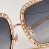 Yeni Moda Güneş Gözlüğü 1033 S Kare Özel Tasarım Çerçeve Basit ve Popüler Stil Açık UV400 Metal Gözlük Zinciri ile Koruyucu Gözlük