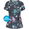 Женские футболки Blouse Women Tops Ladies Fashion Printed с коротким рукавом с коротки