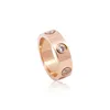 Luxe glanzende roterende cirkel kristallen ring roestvrij staal rose gouden liefde ring voor vrouwen engagement cadeau