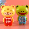 Musique créative bébé jouet téléphones luminescence belle bande dessinée type animal bébés éducation précoce téléphone jouets cadeau 1 8hb L2