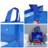 Christmas Non-woven Handbag Sack Santa Claus Candy Gift Bag Snowman Elk Pattern Gifts Sacks Household Handbags Shopping Bags BH5186 TYJ