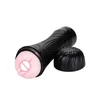 Male Masturbator Vibration Pocket Pussy Real Vagina Oral Masturbation Cup Flashlight Shape Man Adult Vagina Sex Toy for Men X3533131