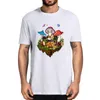 Unisexe Hippie Champignons Camping Psychédélique Forêt Champignons Festival Vintage Drôle Tshirt Hommes 100% Coton T-Shirt Streetwear Tee 210629