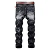 Denim Designer Loch Vintage Jeans Hohe Qualität Zerrissene für Männer Größe 28-38 40 Herbst Winter HIP HOP Punk Streetwear 211120