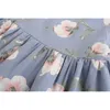 Autunno primaverile all'ingrosso Autunno di Pasqua Principessa Dresses Abito a maniche lunghe floreali Abito per bambini 3-7Y AZ1041 210610