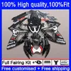 Injection Mold Fairings For SUZUKI GSXR600 GSXR-750 750CC GSX-R750 K6 06-07 21No.30 GSXR 600 750 CC 600CC GSX-R600 06 07 White black new GSXR-600 GSXR750 2006 2007 OEM Bodys