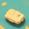 Ost Mikrovågsugn Lunchkasse Portable Healthy Bento Box Läcktät Matbehållare Japansk stil Kök Barnskola Kids 210925