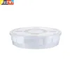 Storage Bottles & Jars Compartments Food Container Candy Nuts Fruits Box With Drain Layer Portable Fruit Bowl Household