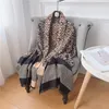 Thick Warm Women Winter Scarf Cashmere Wraps Luxury Brand Double Sided Lady Pashmina Foulard Blanket Scarves Soft Shawls 180x65cm288k