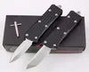 10 모델 미니 전투 드래곤 듀얼 액션 D2 Stonewashed Auto Knife Pocket Survival Hunting Camping Xmas Gift Kmas Cik