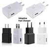 Quick Charger High Quality USB Wall Charger Real 5V 2A AC Travel Home Adapter US EU Plug For Universal Smartphone Android Phone For Samsung S8 S10 NOTE 20