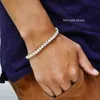 2mm-5mm Cubic Zirconia Of 7/8/9 inch Tennis Bracelet Copper Jewelry White/Gold Plated Bangle 210609