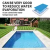Accessoires de piscine Couverture rectangulaire/ronde Film d'isolation de natation solaire Feuille de chauffage Bâche de haute qualité