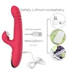 [USCA Warehouse] Thruing Rabbit Vibrator G Spot Anal Vibrerande Dildo För Kvinnor 10 Frekvens Klitoris Stimulering Personlig Clitoral Licking Vuxen Sexleksaker för par