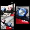 Cykelbelysningar Justerbar cykel strålkastare Super Bright Waterproof Bicycle Battery LED Light Set Lamp Safety for Outdoor Cykling