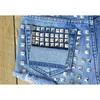 Catonatoz 1993 женский модный бренд старинные кисточки заклепки разорвал высокие талии короткие джинсы панк сексуальные женщины джинсовые шорты 210719
