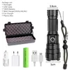 Powerful XHP702 LED USB Rechargeable Zoomable Torch XHP70 18650 26650 Hunting Camping Lamp Outdoor Waterproof Flashlights Torche 2307624