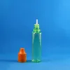 クリアランスセール！ 100セット/ロット25mlユニコーングリーンペットプラスチックドロッパーボトル耐性安全性タンパープルーフキャップ