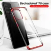 Luxury 3 in 1 Soft TPU Clear Plating Cases For iPhone 12 Pro Max Samsung S20 FE Ultra A42 5G A01 Core A11 A21 A31 A51 A71 A81 A91 M21 M31 M51 cover case