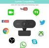 Seenda HD 1080p Web med mikrofoner Gaming Conferencing Desktop Webcam USB Datorkamera YouTube