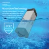 IPX7 Waterdichte Bluetooth Solar Speaker met LED Torch Bar Power Bank Telefoon Opladen Subwoofer Bike Riding Camping Light voor Outdoor Sport Reizen Strand Douche