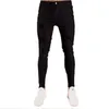 Jeans da uomo Streetwear 2021 Black Strappato uomo Skinny Hip Hop Denim Pantaloni Casual Slim per Jogging Jean Homme