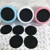 Wholesale Black Pads Round Bottom Rubber Bonded Coaster Non-Slip Protector Reusable Drinkware Stickers For 15oz 20oz Skinny Tumbler