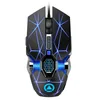 Combinazioni di tastiere e mouse cablate USB per PC da gioco Kit da gioco per computer portatile Sensazione meccanica Giocatori retroilluminati a LED RGB