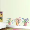 Wandaufkleber Handgemalte Schmetterling Blumentopf Für Wohnzimmer Schlafzimmer Kinder Fliesen Dekor Abziehbilder Badezimmer Tapete