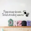 Vinyl Phrase Decals 벽 스티커 아이들이 추억을 만들고 있습니다. PVC 아트 데칼 스티커 가정 장식 어린이 방