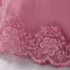 Summer Lace Bow Sequined Christening Princess Toddler Birthday Party Ball Gown Baby Girl Dress Newborn Children Baptism 1 Year G1129