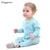 Orangemom Mode Bébé Pyjama Infantile Fille Vêtements Unisexe Garçons Vêtements 100% Coton Barboteuses né 211229