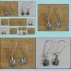 Dangle & Chandelier Earrings Jewelry Maple Leaf Charms Vintage Sier Drop/Dangle For Girls Women Dress Brand Clothing Diy Aessories 10 Pair A