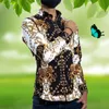 Automne Chemisier vêtements nouveau style hommes chemise imprimée à manches longues mode tendance haut Blusa motif Blouses