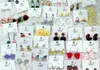 10Pairs lot Mix Style Fashion Stud Earrings Nail For Gift Craft Jewelry Earring EA019 202r