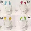 DHL Hoge Kwaliteit Bunny Manden DIY Sublimatie Konijnen Oren ToteBag Zet Eieren Opbergtas Party Gunsten voor Pasen Xu