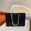 Womens Designer Vintage Tote Leather Chain Purse Large size Black Handbags Luxury Shoulder Bag Fashion Female Cross body Bags Wallte